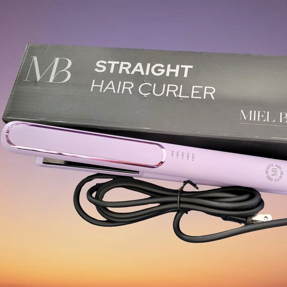 Miel Beauty Professional Negative Ion Hair Iron Curler NIB - Picture 3 of 15